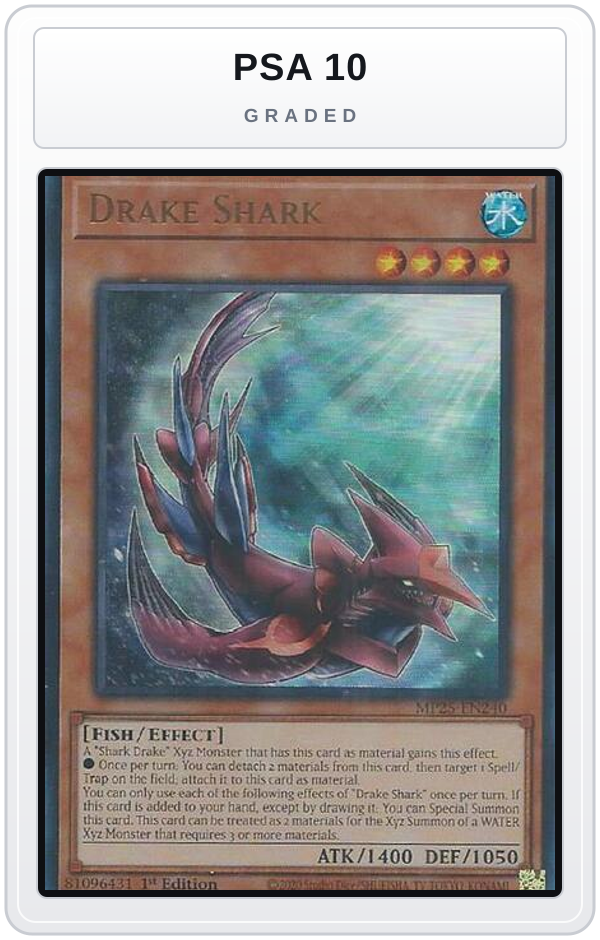 Graded - Drake Shark — PSA 10 graded overlay