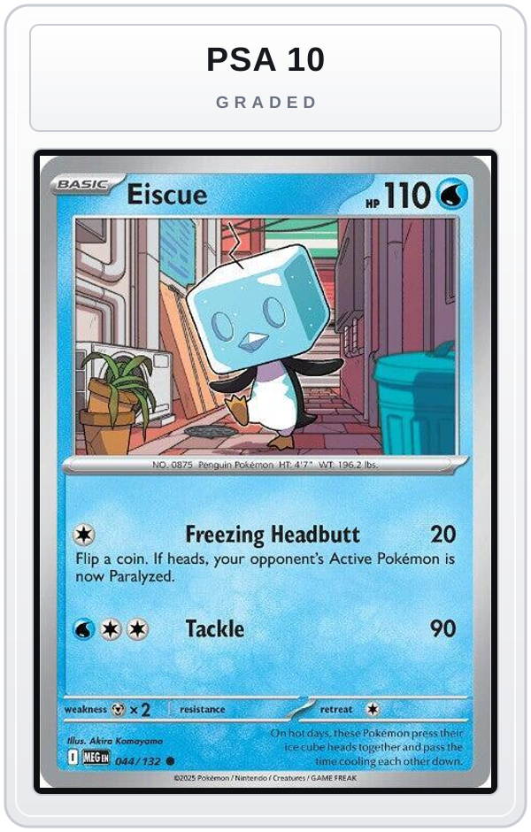 Graded - Eiscue — PSA 10 graded overlay