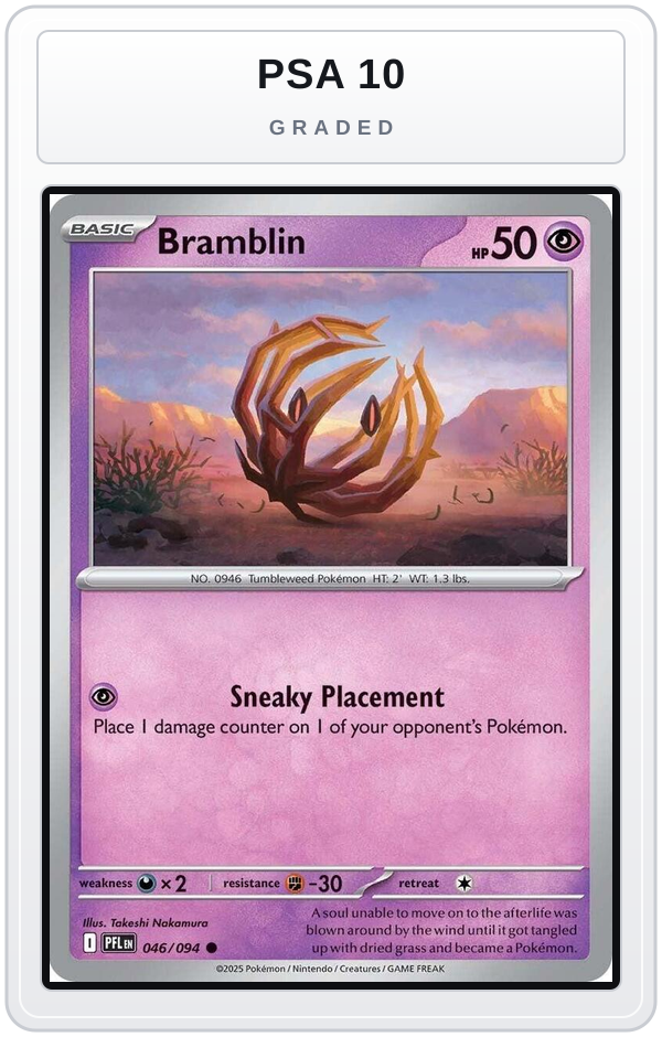 Graded - Bramblin — PSA 10 graded overlay