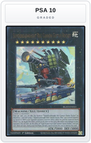 Graded - Superdreadnought Rail Cannon Gustav Rocket — PSA 10 graded overlay