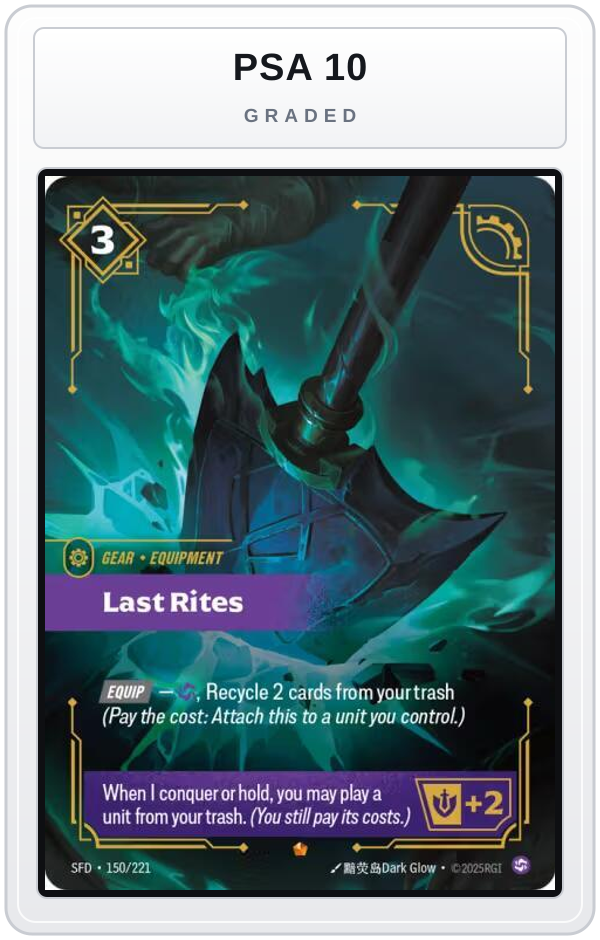 Graded - Last Rites — PSA 10 graded overlay