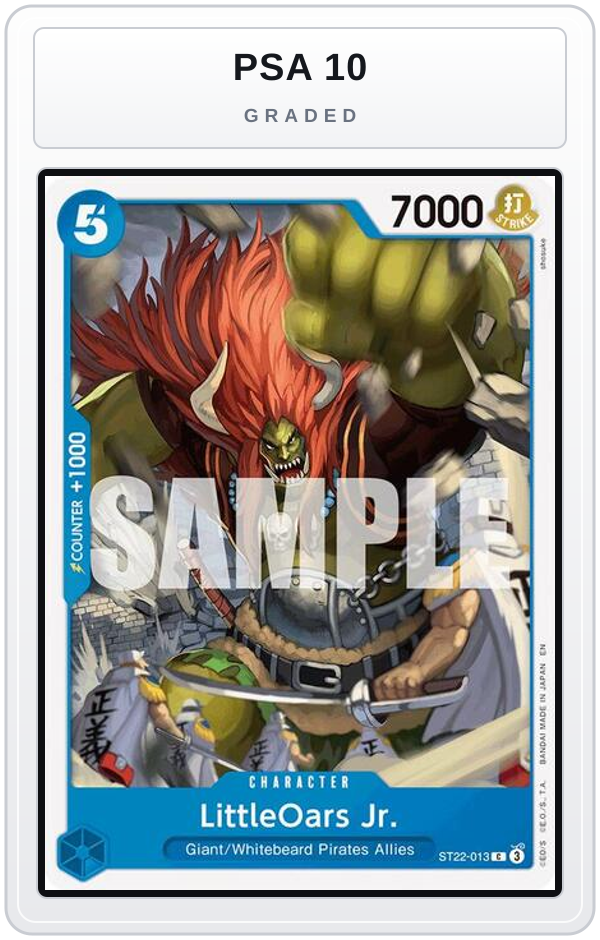 Graded - LittleOars Jr. — PSA 10 graded overlay