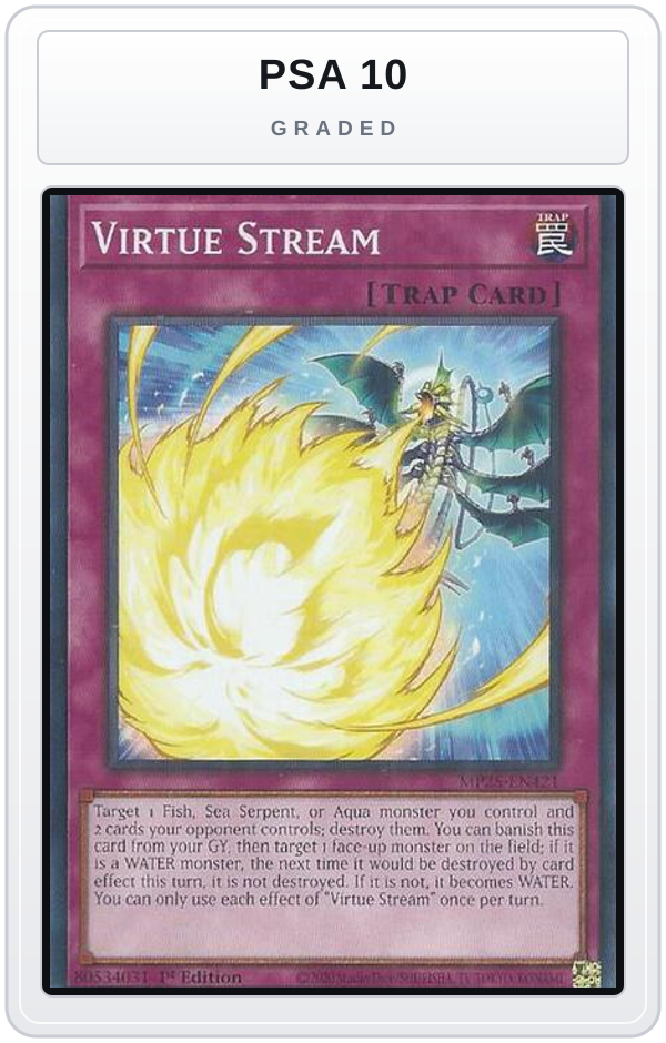Graded - Virtue Stream — PSA 10 graded overlay