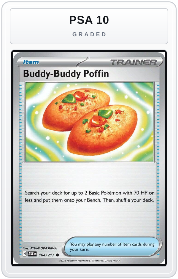 Graded - Buddy-Buddy Poffin — PSA 10 graded overlay