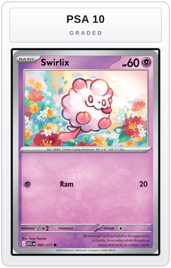 Graded - Swirlix — PSA 10 graded overlay
