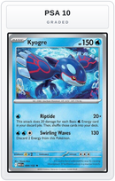 Graded - Kyogre — PSA 10 graded overlay