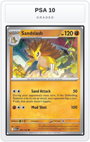Graded - Sandslash — PSA 10 graded overlay