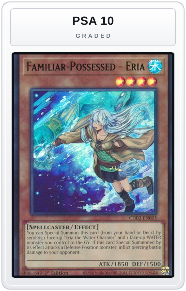 Graded - Familiar-Possessed - Eria — PSA 10 graded overlay