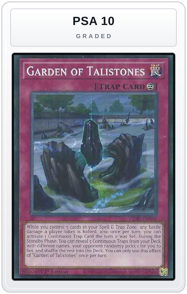 Graded - Garden of Talistones — PSA 10 graded overlay