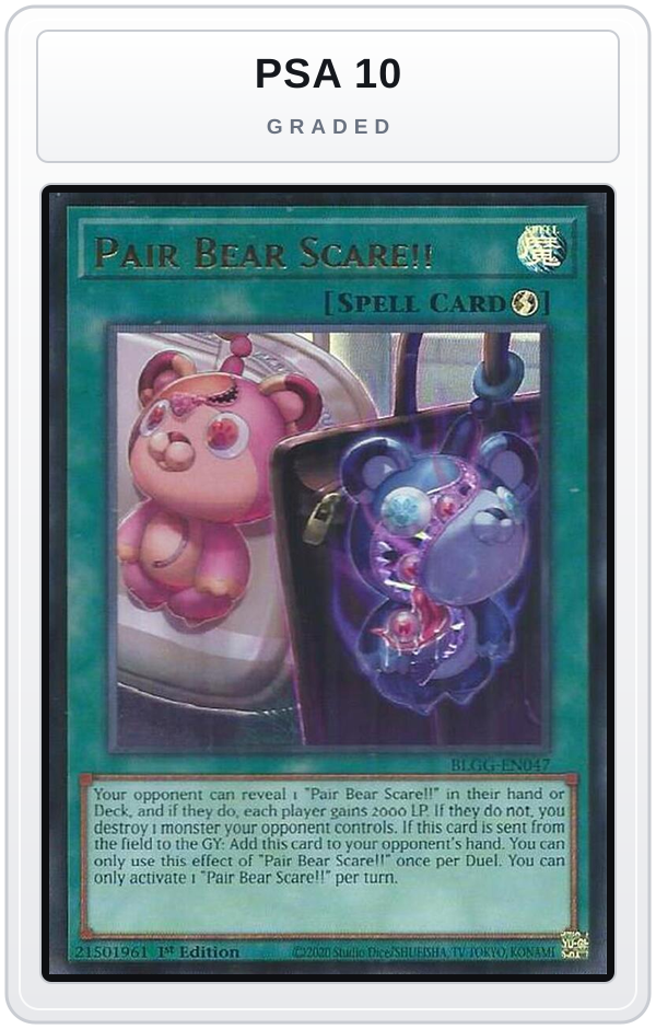 Graded - Pair Bear Scare!! — PSA 10 graded overlay