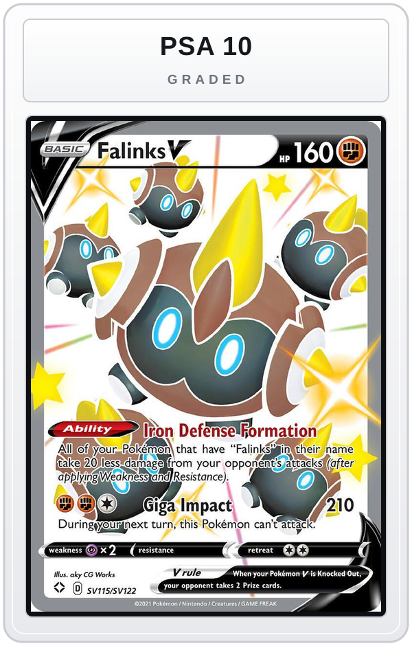 Graded - Falinks V — PSA 10 graded overlay