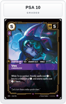 Graded - Vex - Cheerless — PSA 10 graded overlay