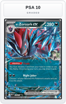 Graded - N's Zoroark ex - 137/217 — PSA 10 graded overlay