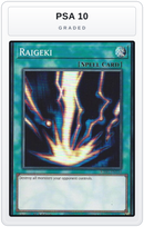 Graded - Raigeki — PSA 10 graded overlay