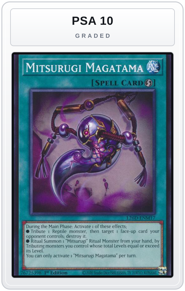Graded - Mitsurugi Magatama — PSA 10 graded overlay