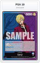 Graded - Sanji (041) — PSA 10 graded overlay