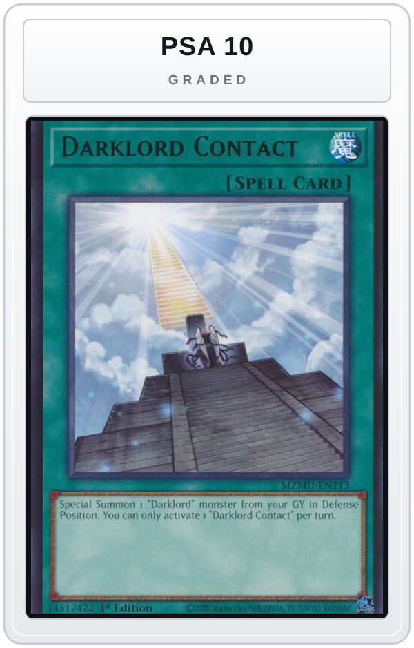 Graded - Darklord Contact — PSA 10 graded overlay