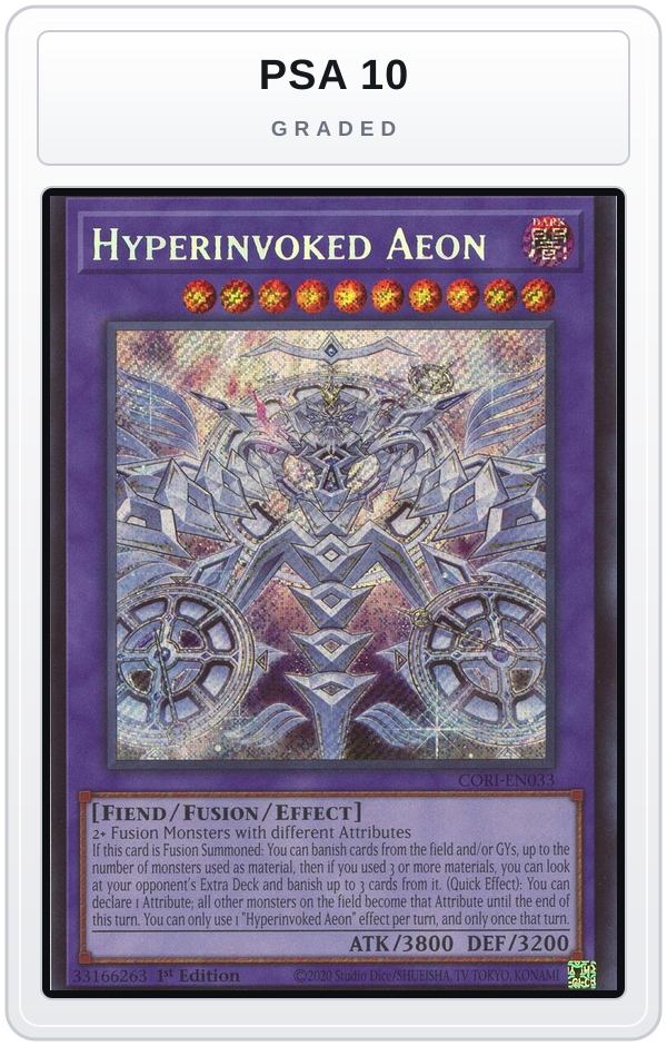 Graded - Hyperinvoked Aeon — PSA 10 graded overlay