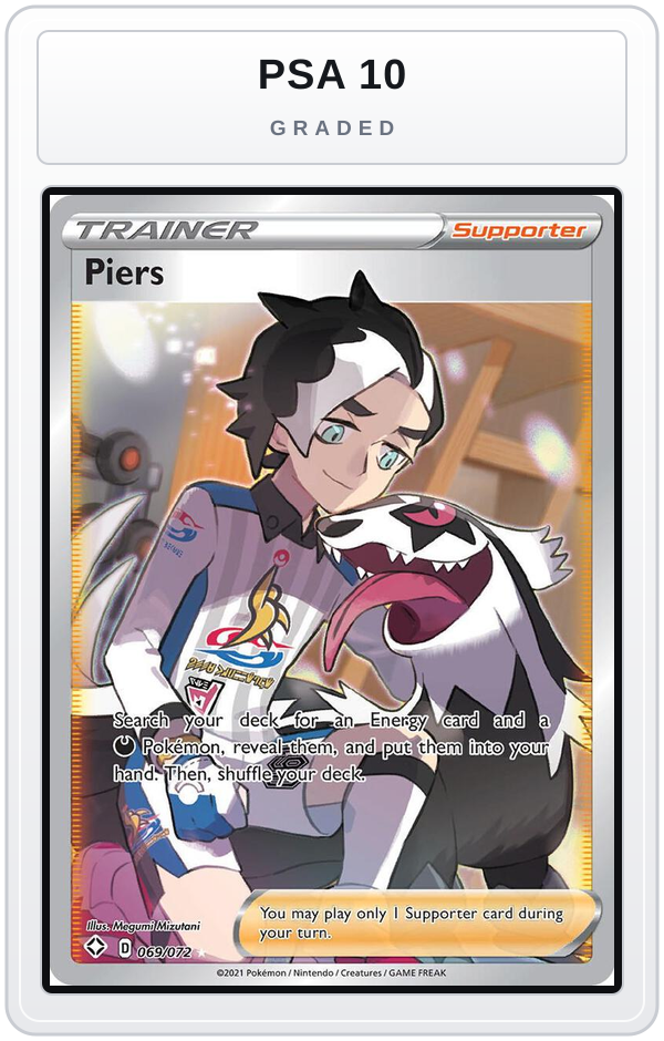 Graded - Piers (Full Art) — PSA 10 graded overlay