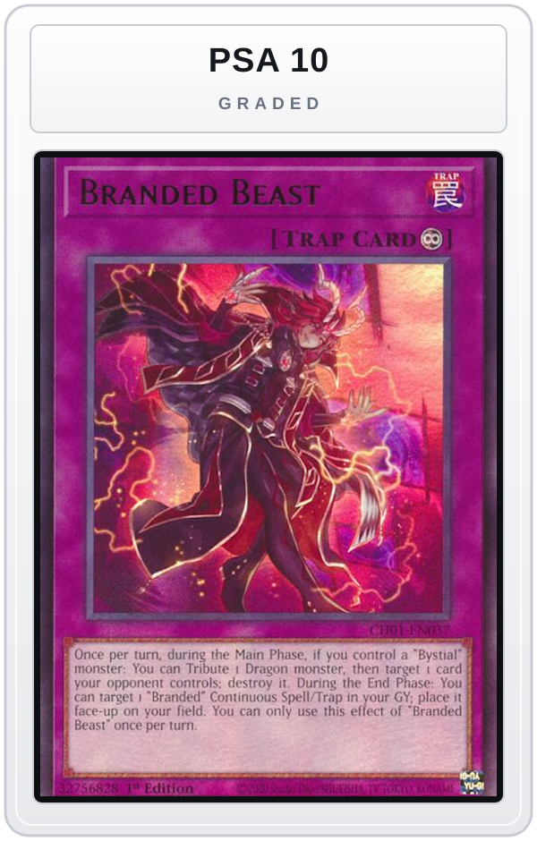 Graded - Branded Beast — PSA 10 graded overlay