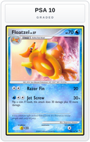 Graded - Floatzel — PSA 10 graded overlay