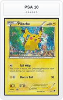 Graded - Pikachu - 6/12 — PSA 10 graded overlay