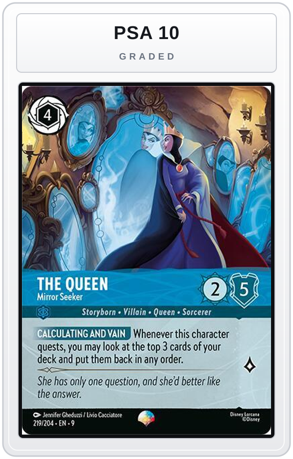 Graded - The Queen - Mirror Seeker (Epic) — PSA 10 graded overlay