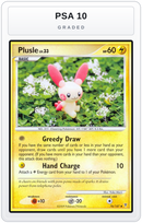 Graded - Plusle — PSA 10 graded overlay