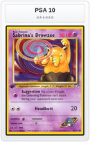 Graded - Sabrina's Drowzee — PSA 10 graded overlay