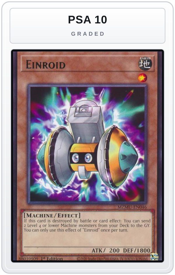 Graded - Einroid — PSA 10 graded overlay