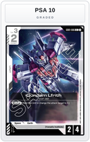 Graded - Gundam Lfrith — PSA 10 graded overlay