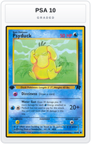 Graded - Psyduck — PSA 10 graded overlay