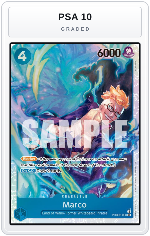 Graded - Marco — PSA 10 graded overlay