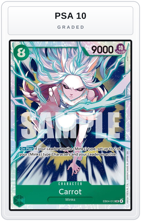 Graded - Carrot — PSA 10 graded overlay