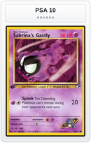 Graded - Sabrina's Gastly — PSA 10 graded overlay