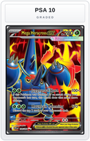 Graded - Mega Heracross ex - 108/094 — PSA 10 graded overlay