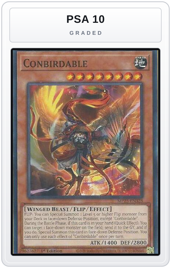 Graded - Conbirdable — PSA 10 graded overlay