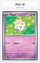 Graded - Togepi — PSA 10 graded overlay