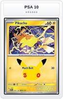 Graded - Pikachu - 030/128 — PSA 10 graded overlay