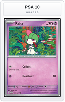 Graded - Ralts — PSA 10 graded overlay