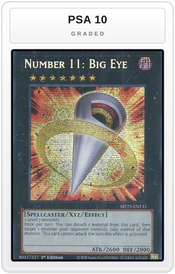 Graded - Number 11: Big Eye — PSA 10 graded overlay