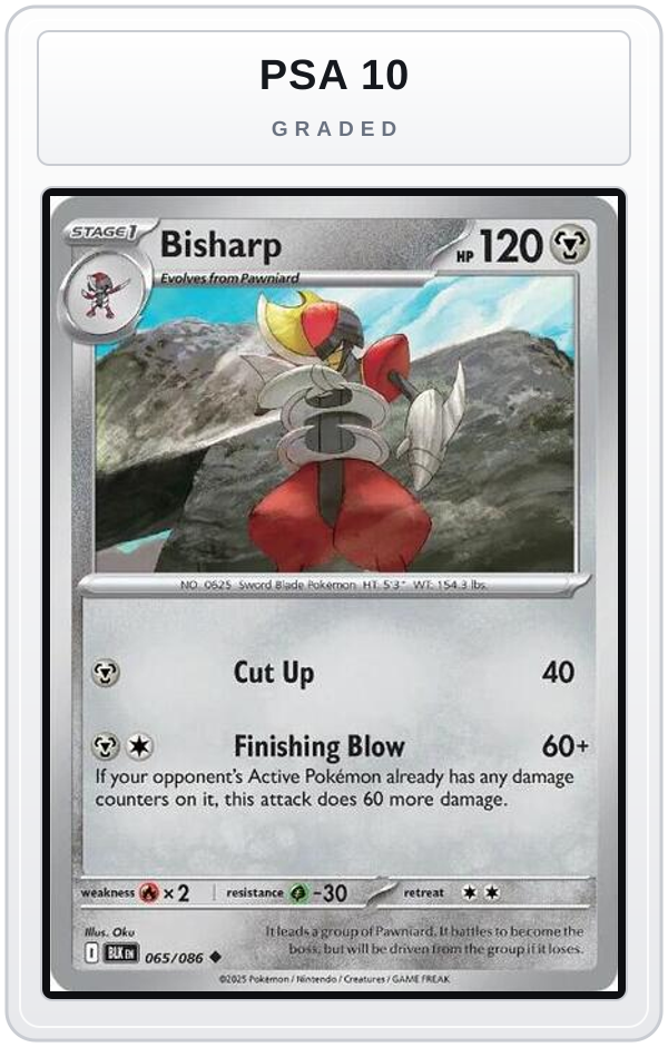 Graded - Bisharp — PSA 10 graded overlay