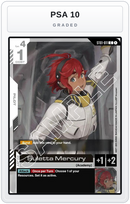Graded - Suletta Mercury — PSA 10 graded overlay