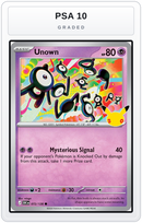 Graded - Unown — PSA 10 graded overlay