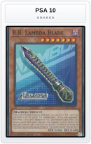 Graded - R.B. Lambda Blade — PSA 10 graded overlay