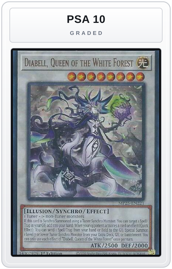 Graded - Diabell, Queen of the White Forest — PSA 10 graded overlay