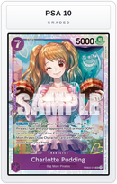 Graded - Charlotte Pudding - PRB02-010 — PSA 10 graded overlay