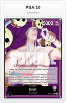 Graded - Enel (OP15-058) — PSA 10 graded overlay