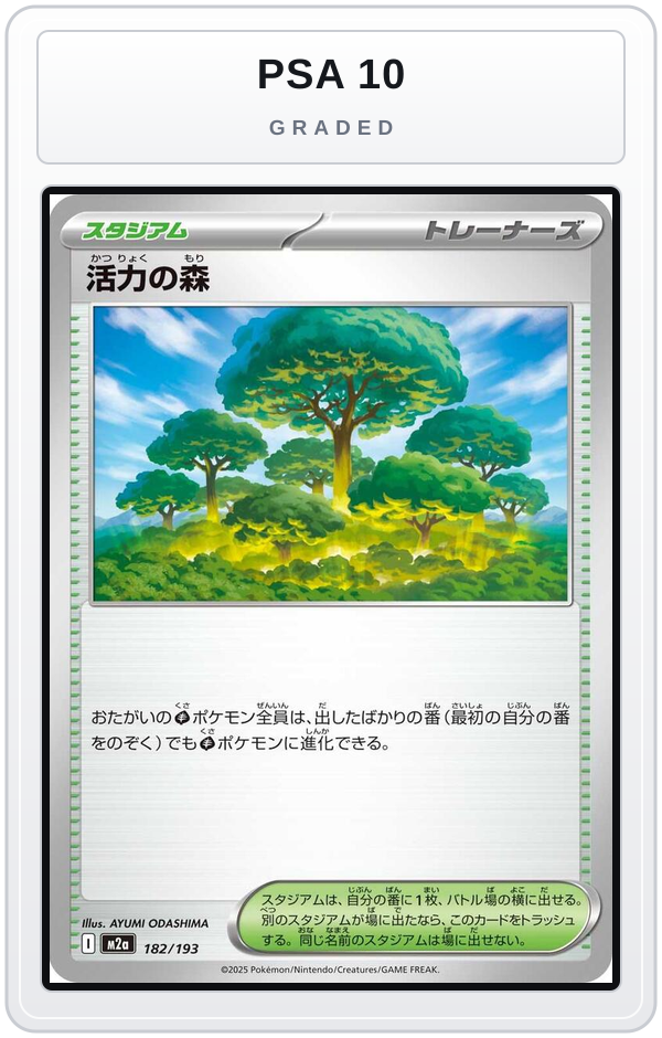 Graded - Forest of Vitality — PSA 10 graded overlay