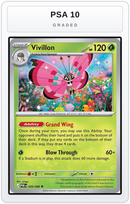 Graded - Vivillon — PSA 10 graded overlay